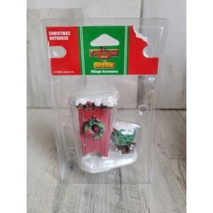 Lemax Christmas Outhouse 2006 Xmas accessories bathroom